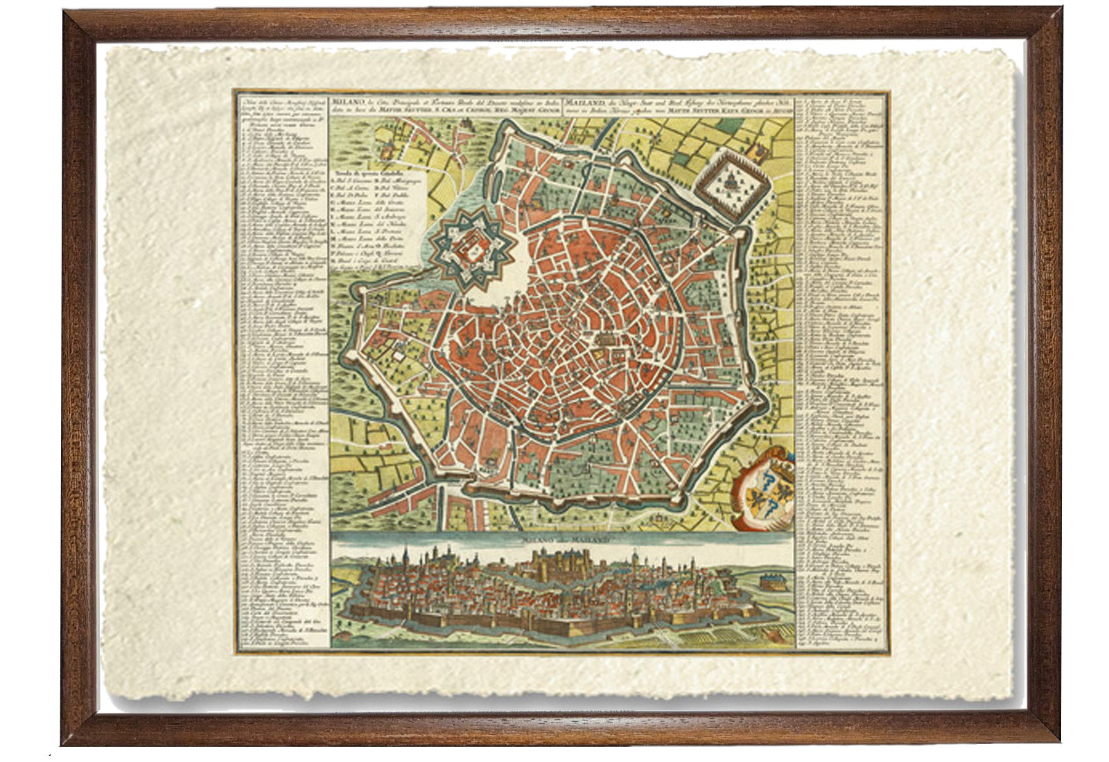 Map of Milan, the Principal City and Royal Fortress of the Duchy