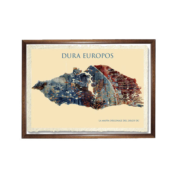 Dura Europos riproduzione mappa originale del 230-235 d.C.