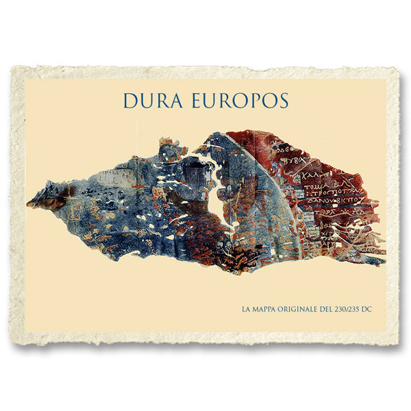 Dura Europos reproduction original map from 230-235 AD