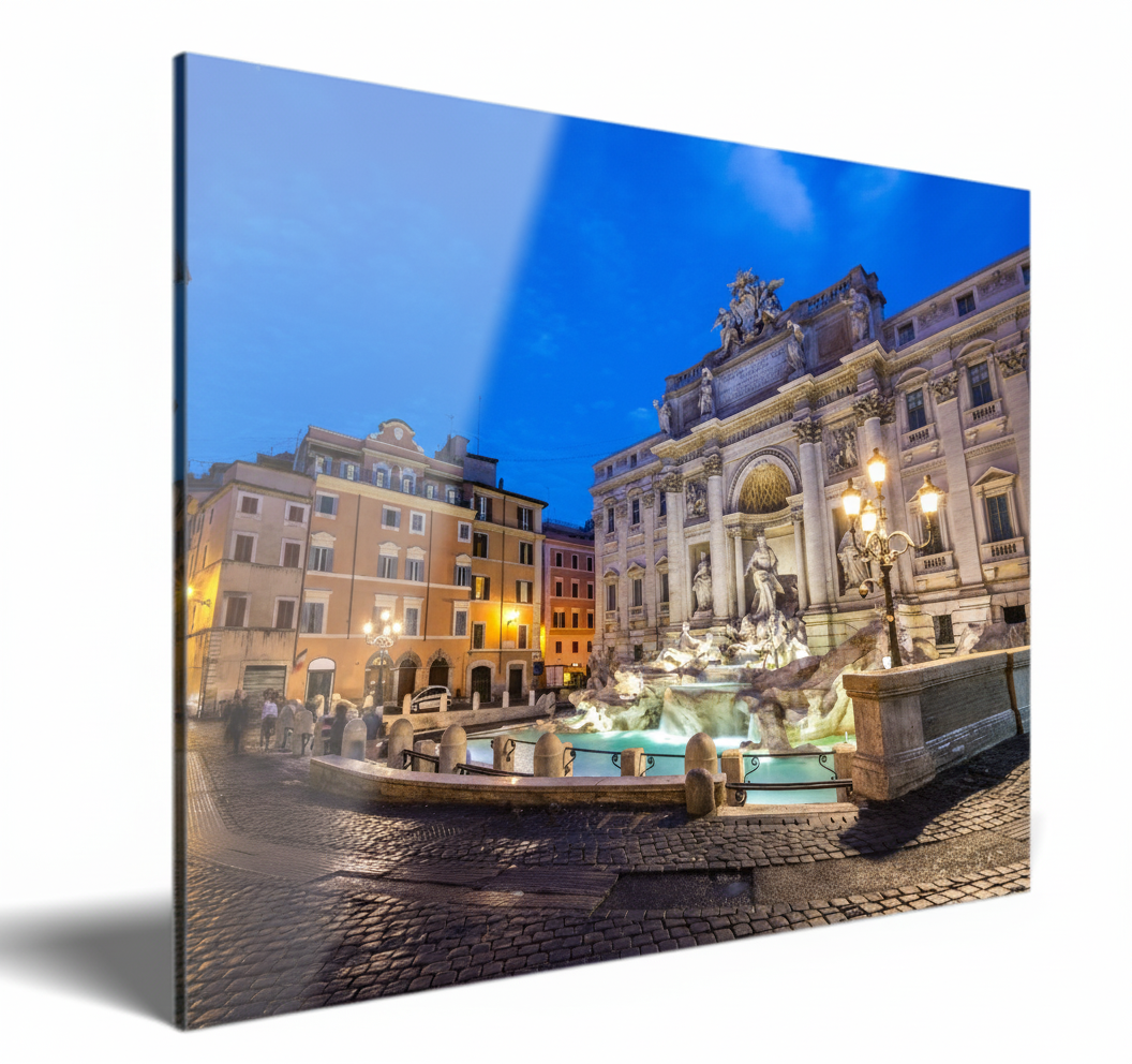 Trevi Fountain in the evening, Rome