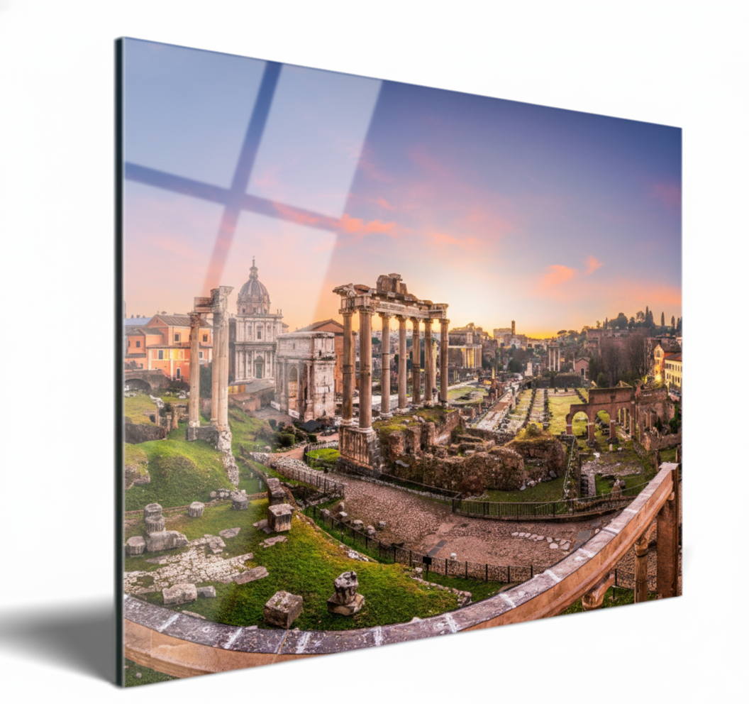 Roman Forum at sunset, Rome