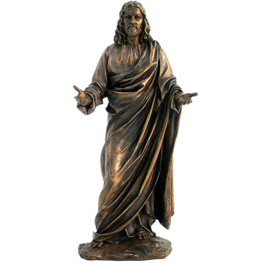 Gesù Cristo - Statua resina bronzata