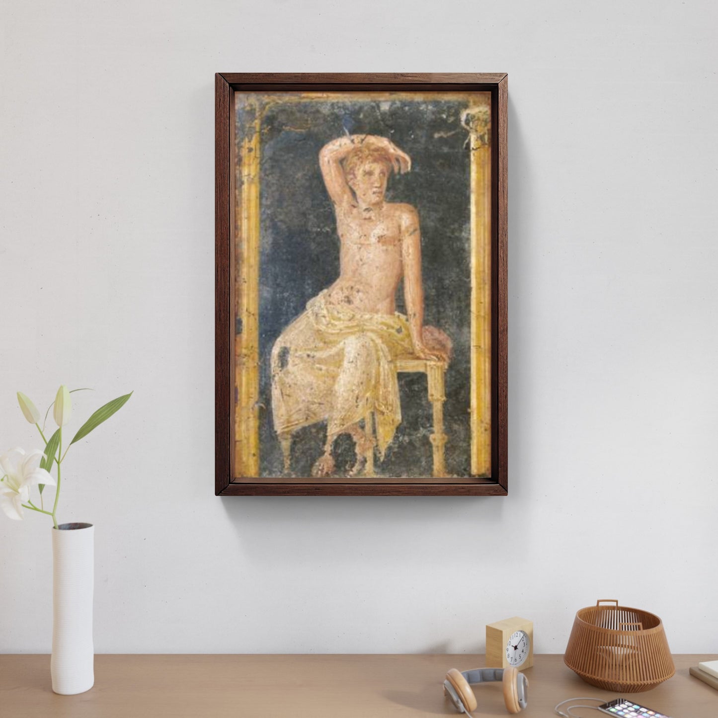 Giovane seduto, stile pompeiano