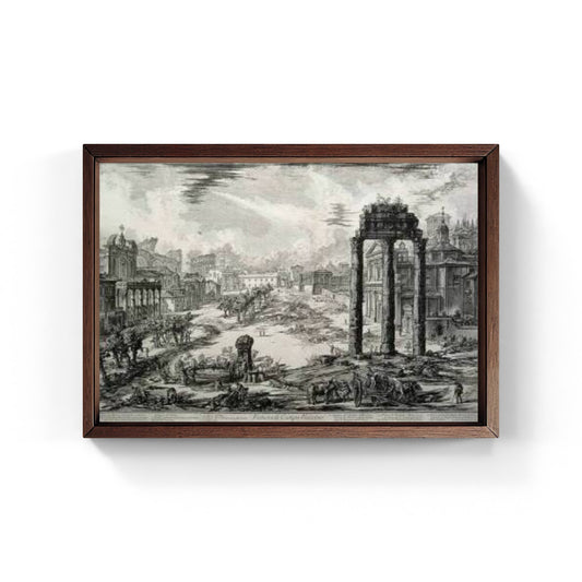 I Fori romani visti da campo vaccino di Giovanni Battista Piranesi