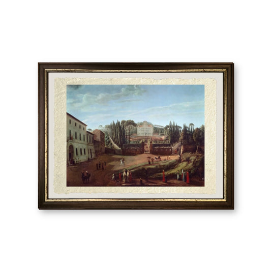 Villa Aldobrandini - Gaspare Vanvitelli - Gaspar van Wittel - riproduzione incorniciata