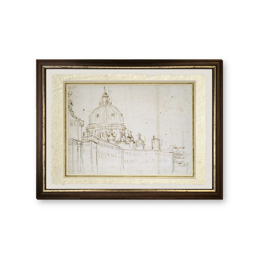 La Dogana e S. Maria della Salute - Giovanni Antonio Canal detto Canaletto - riproduzione incorniciata