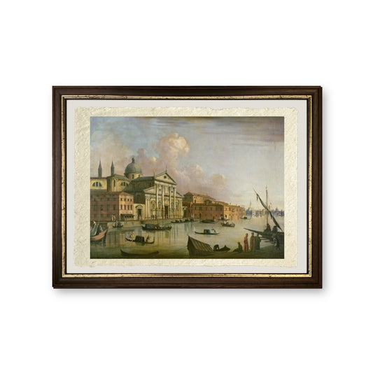 Venezia: una vista di San Giorgio Maggiore - Giovanni Antonio Canal detto Canaletto - riproduzione incorniciata