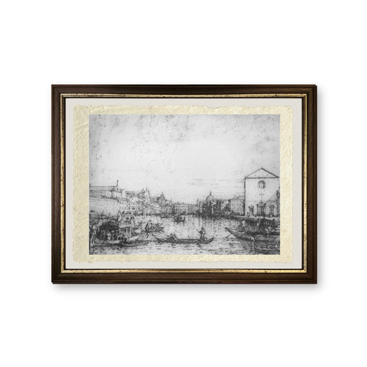 Canal Grande - Giovanni Antonio Canal detto Canaletto - riproduzione incorniciata