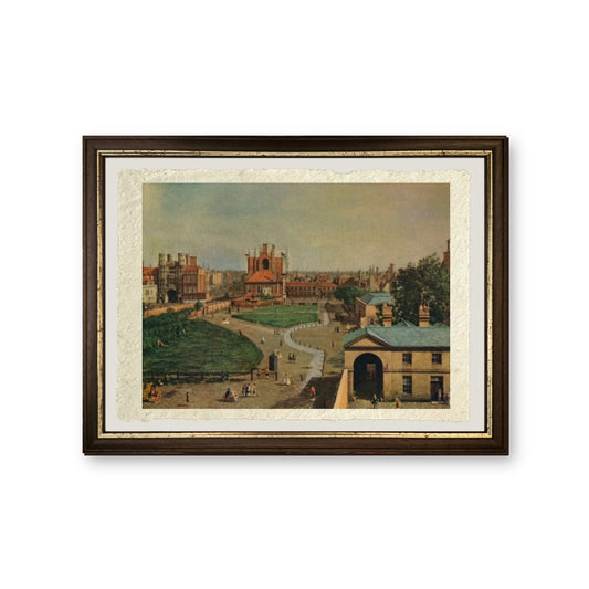 Whitehall da Richmond House - Giovanni Antonio Canal detto Canaletto - riproduzione incorniciata