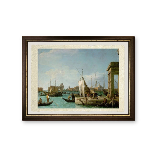 Dogana - Giovanni Antonio Canal detto Canaletto - riproduzione incorniciata