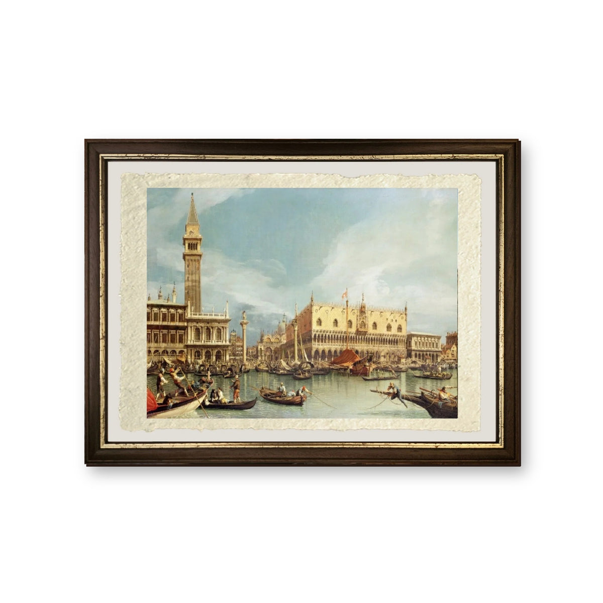 Immagine sconosciuta - Giovanni Antonio Canal detto Canaletto - riproduzione incorniciata