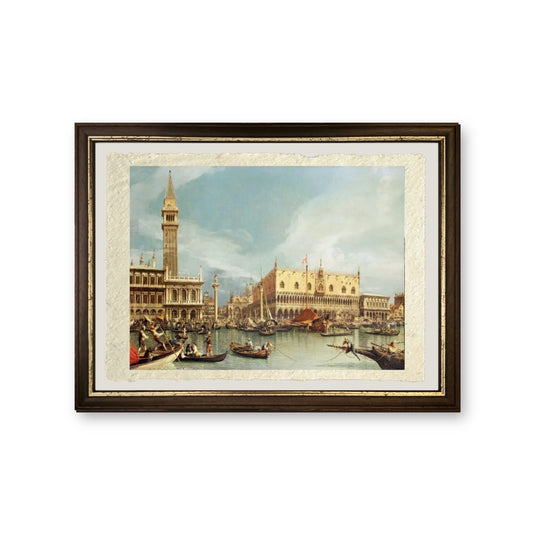 Immagine sconosciuta - Giovanni Antonio Canal detto Canaletto - riproduzione incorniciata