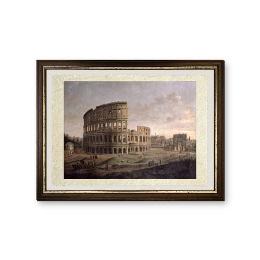Il Colosseo - Gaspare Vanvitelli - Gaspar van Wittel - riproduzione incorniciata