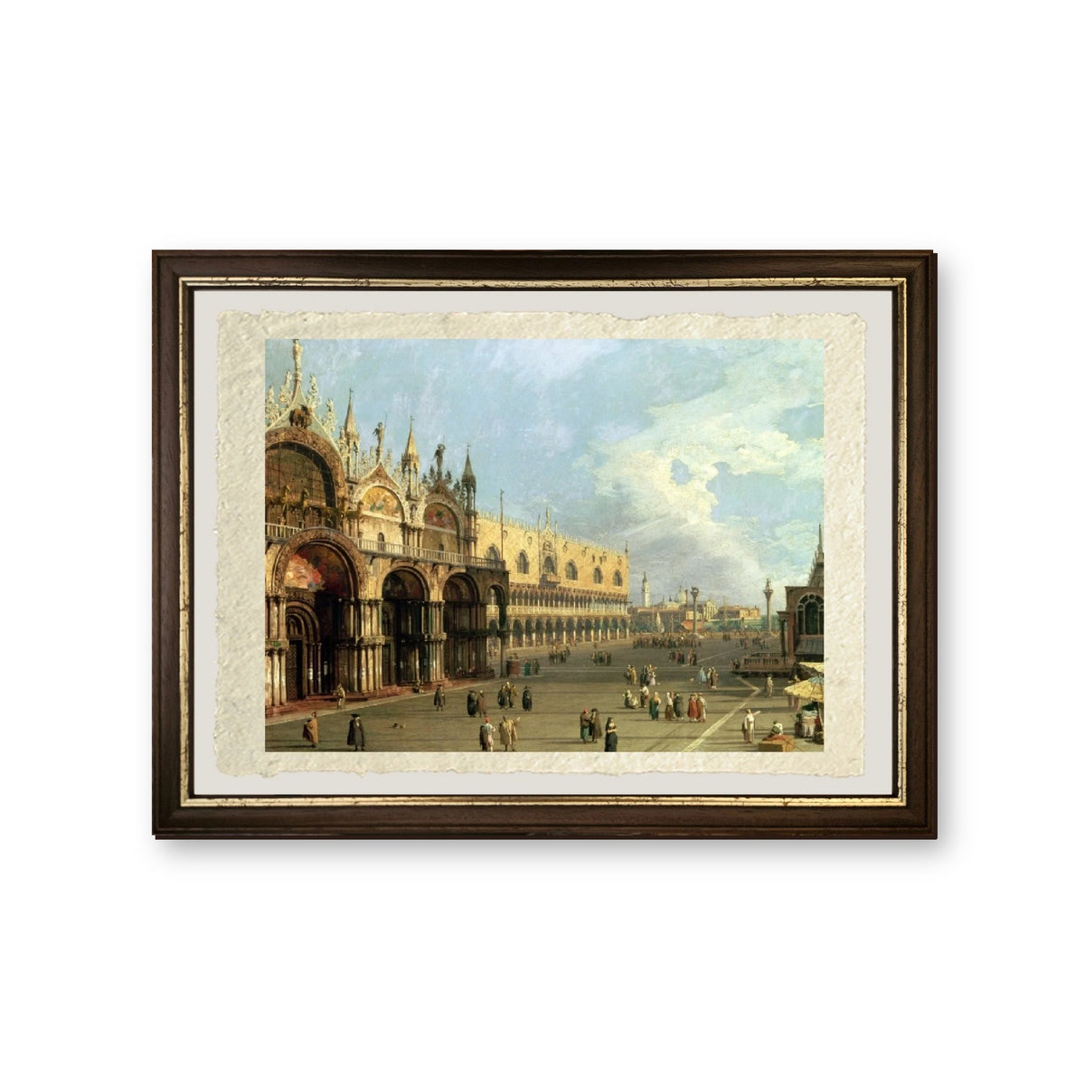 Immagine sconosciuta - Giovanni Antonio Canal detto Canaletto - riproduzione incorniciata
