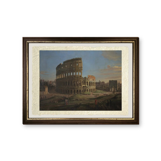 Il Colosseo, 1711 - Gaspare Vanvitelli - Gaspar van Wittel - riproduzione incorniciata