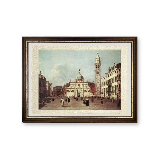 Campo Santa Maria Formosa - Giovanni Antonio Canal detto Canaletto - riproduzione incorniciata