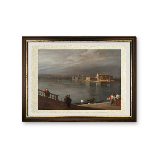 San Cristoforo - Giovanni Antonio Canal detto Canaletto - riproduzione incorniciata