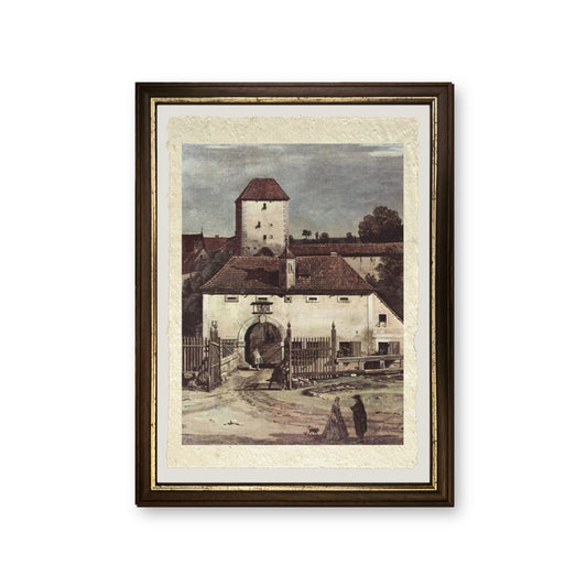 Titolo sconosciuto - Bernardo Bellotto - riproduzione incorniciata