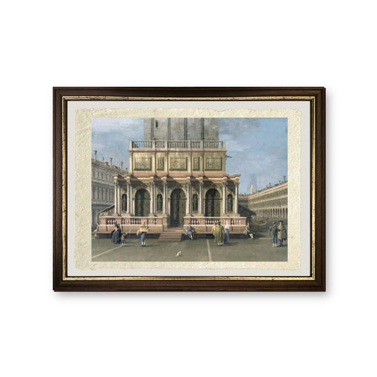 La Loggetta, Venezia - Giovanni Antonio Canal detto Canaletto - riproduzione incorniciata