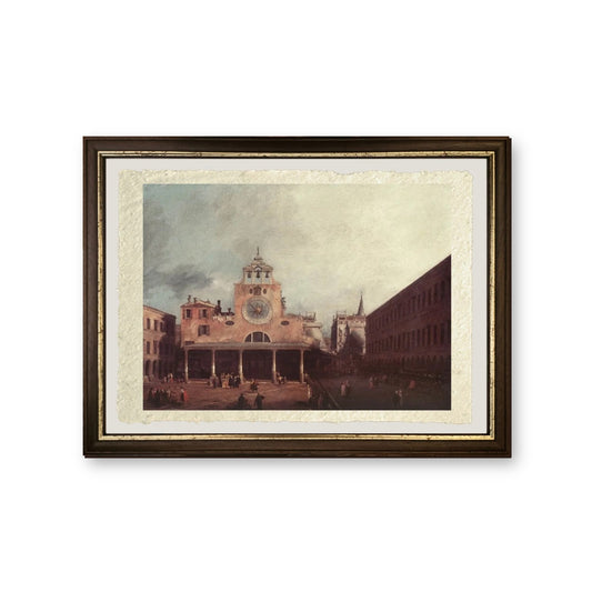 San Giacomo di Rialto - Giovanni Antonio Canal detto Canaletto - riproduzione incorniciata