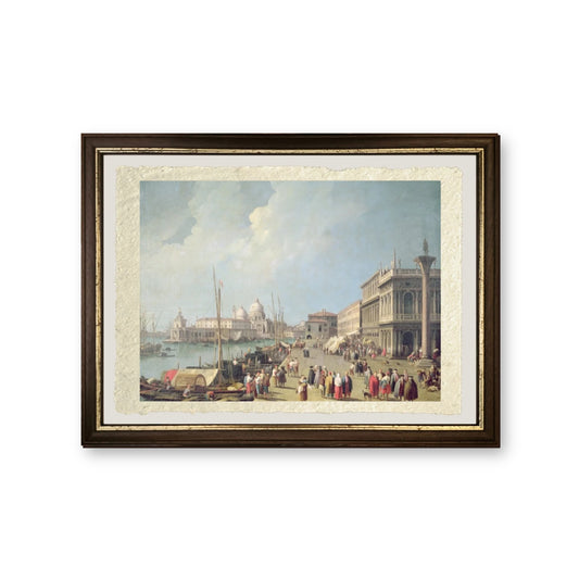 Santa Maria della Salute - Giovanni Antonio Canal detto Canaletto - riproduzione incorniciata