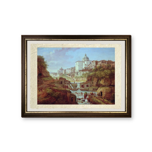 La Darsena, Napoli 1702 - Gaspare Vanvitelli - Gaspar van Wittel - riproduzione incorniciata