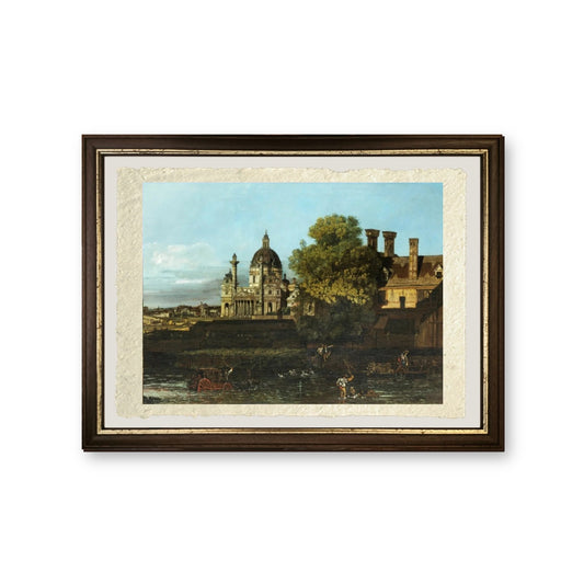 Vienna Karlskirche - Bernardo Bellotto - riproduzione incorniciata