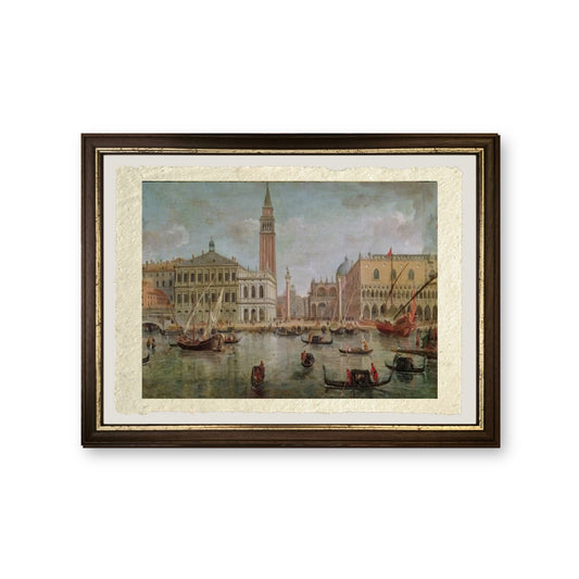 Veduta di Venezia, 1719 - Gaspare Vanvitelli - Gaspar van Wittel - riproduzione incorniciata