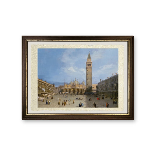 Piazza San Marco - Giovanni Antonio Canal detto Canaletto - riproduzione incorniciata