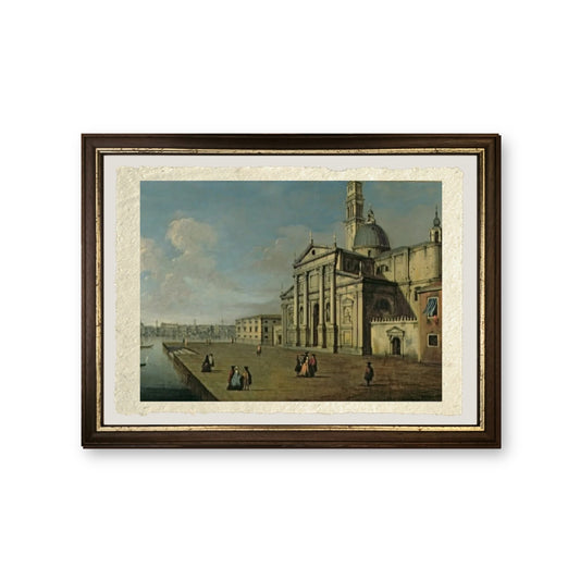 San Giorgio Maggiore, Venezia - Giovanni Antonio Canal detto Canaletto - riproduzione incorniciata