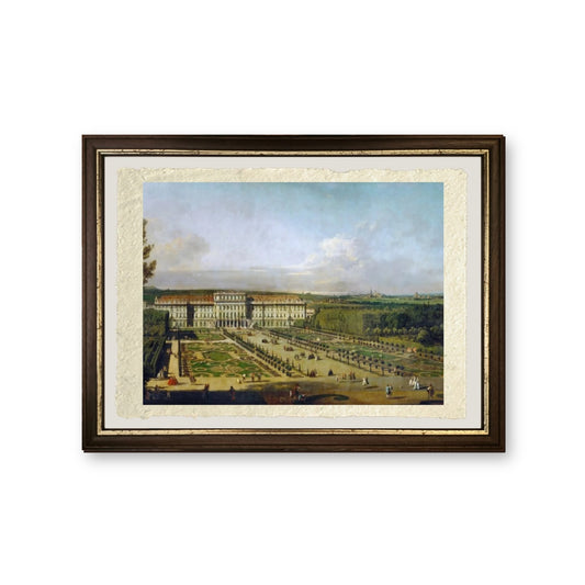 Palazzo imperiale di Schönbrunn, facciata del giardino - Bernardo Bellotto - riproduzione incorniciata