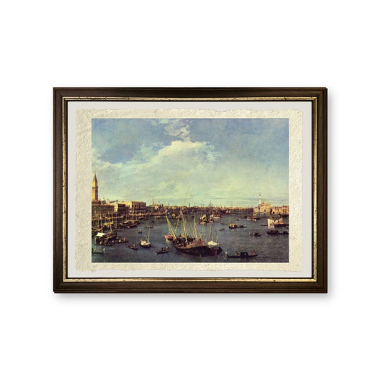 Porto di San Marco - Giovanni Antonio Canal detto Canaletto - riproduzione incorniciata