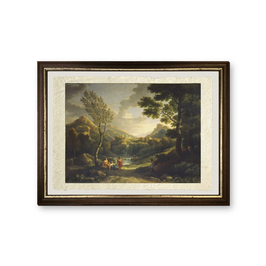 Immagine sconosciuta - Jan Frans van Bloemen - riproduzione incorniciata