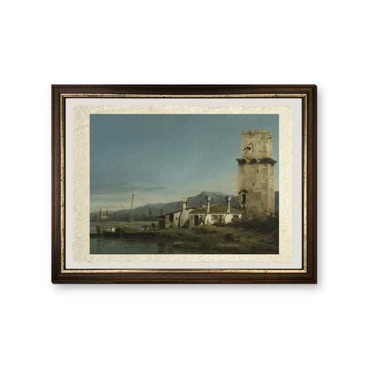 La Torre di Marghera - Bernardo Bellotto - riproduzione incorniciata
