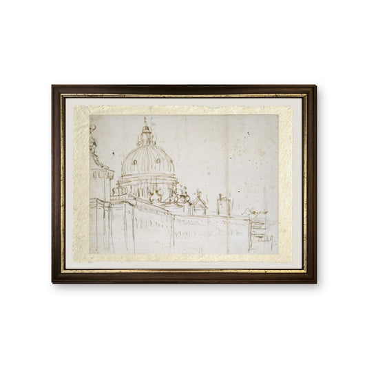 La Dogana di mare e S. Maria della Salute - Giovanni Antonio Canal detto Canaletto - riproduzione incorniciata
