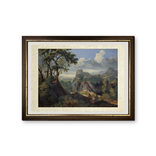 Paesaggio - Jan Frans van Bloemen - riproduzione incorniciata