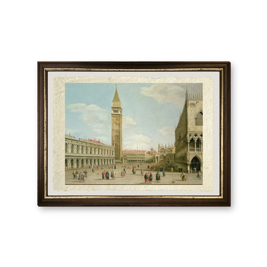 Piazza San Marco - Giovanni Antonio Canal detto Canaletto - riproduzione incorniciata