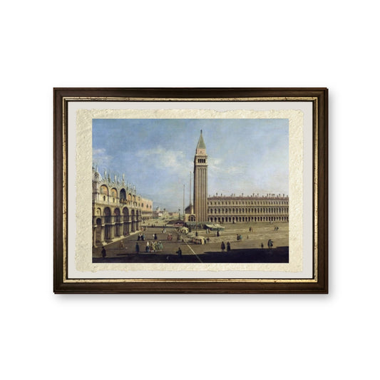Piazza San Marco - Venezia - Giovanni Antonio Canal detto Canaletto - riproduzione incorniciata