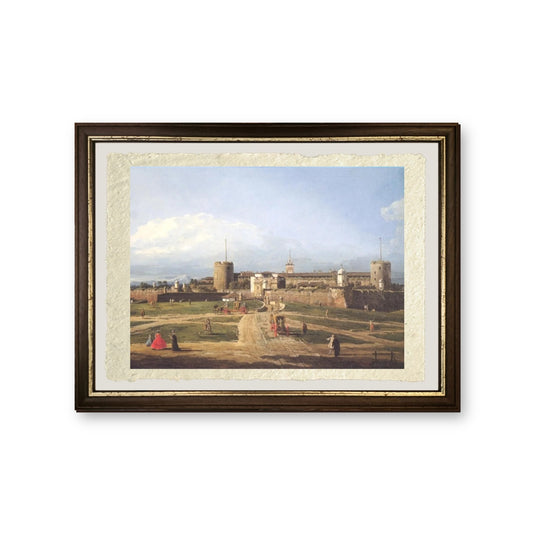 Castello Sforzesco di Milano - Bernardo Bellotto - riproduzione incorniciata