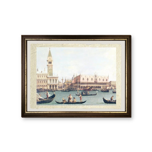 Immagine sconosciuta - Giovanni Antonio Canal detto Canaletto - riproduzione incorniciata