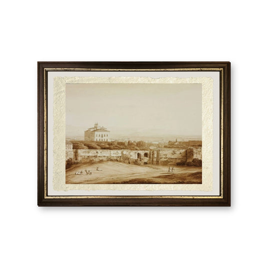 Villa Costaguti a Roma - Jakob-Philipp Hackert - riproduzione incorniciata