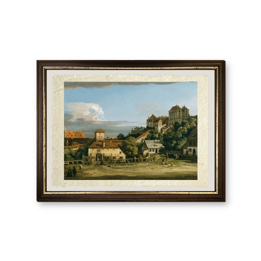 Pirna: L'Obertor da sud - Bernardo Bellotto - riproduzione incorniciata