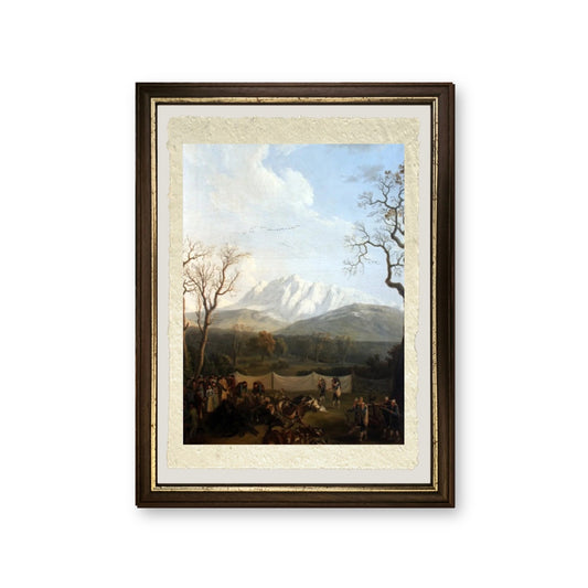 L'inverno - Jakob-Philipp Hackert - riproduzione incorniciata