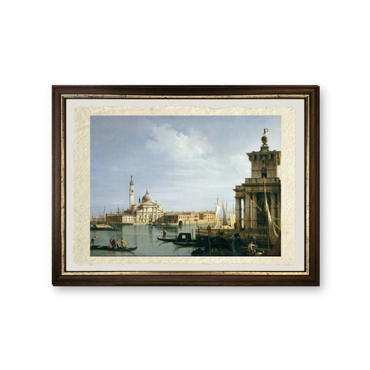 L'isola di San Giorgio Maggiore - Giovanni Antonio Canal detto Canaletto - riproduzione incorniciata