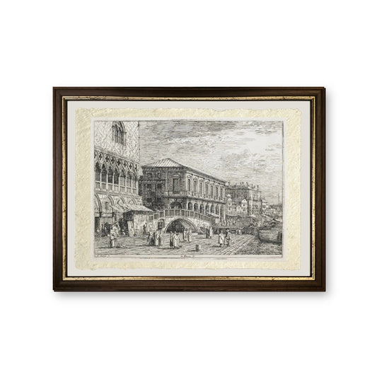 Le Preson. V., 1740-1745 - Giovanni Antonio Canal detto Canaletto - riproduzione incorniciata
