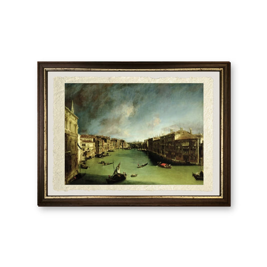 Il Canal Grande, vista del Palazzo Balbi - Giovanni Antonio Canal detto Canaletto - riproduzione incorniciata