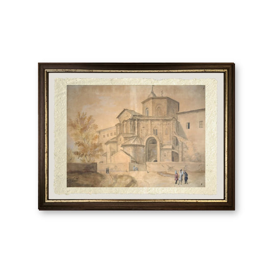 Basilica di San Vitale, Ravenna - Gaspare Vanvitelli - Gaspar van Wittel - riproduzione incorniciata