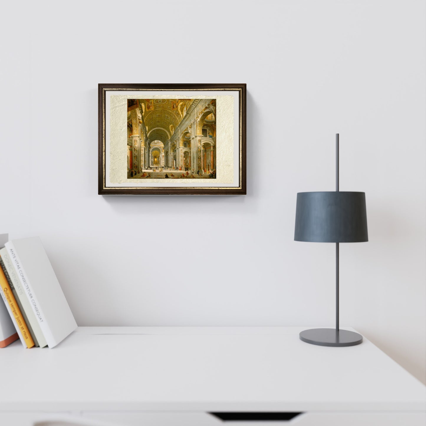Interno di San Pietro di Pannini sulla tua scrivania