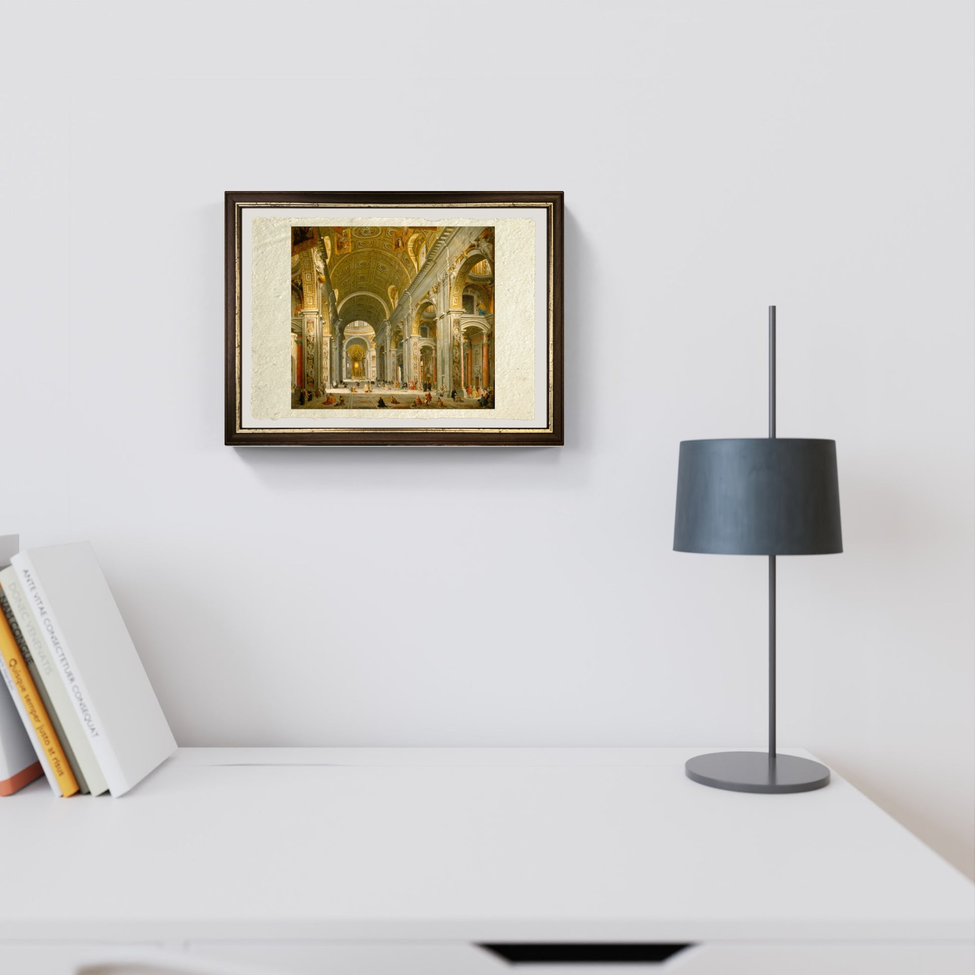 Interno di San Pietro di Pannini sulla tua scrivania