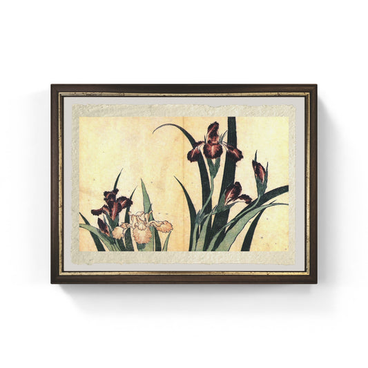 iris di katsushika hokusai su carta amalfi